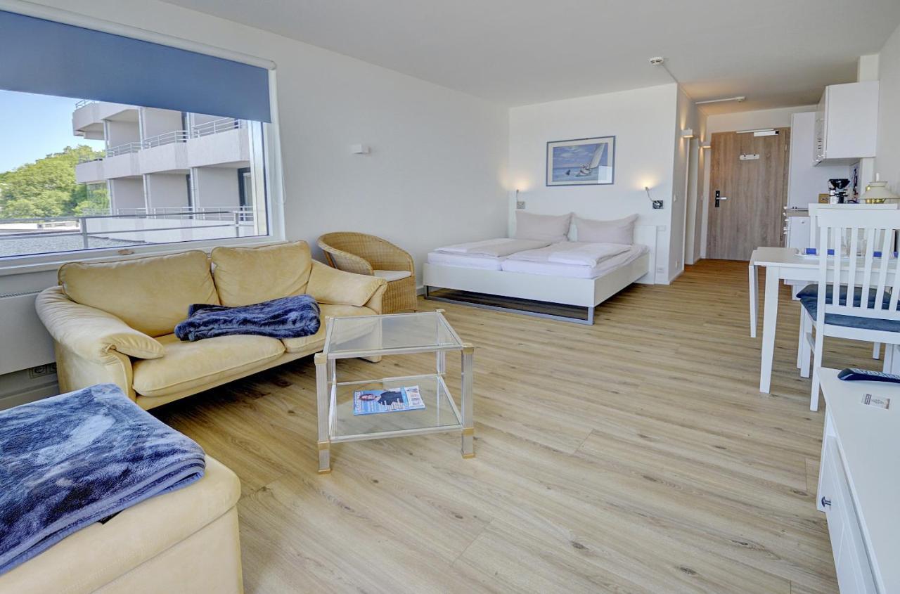 Fewo1846 Intermar - Strandbude - Studioapartment Mit Balkon Und Meerblick Glücksburg Esterno foto