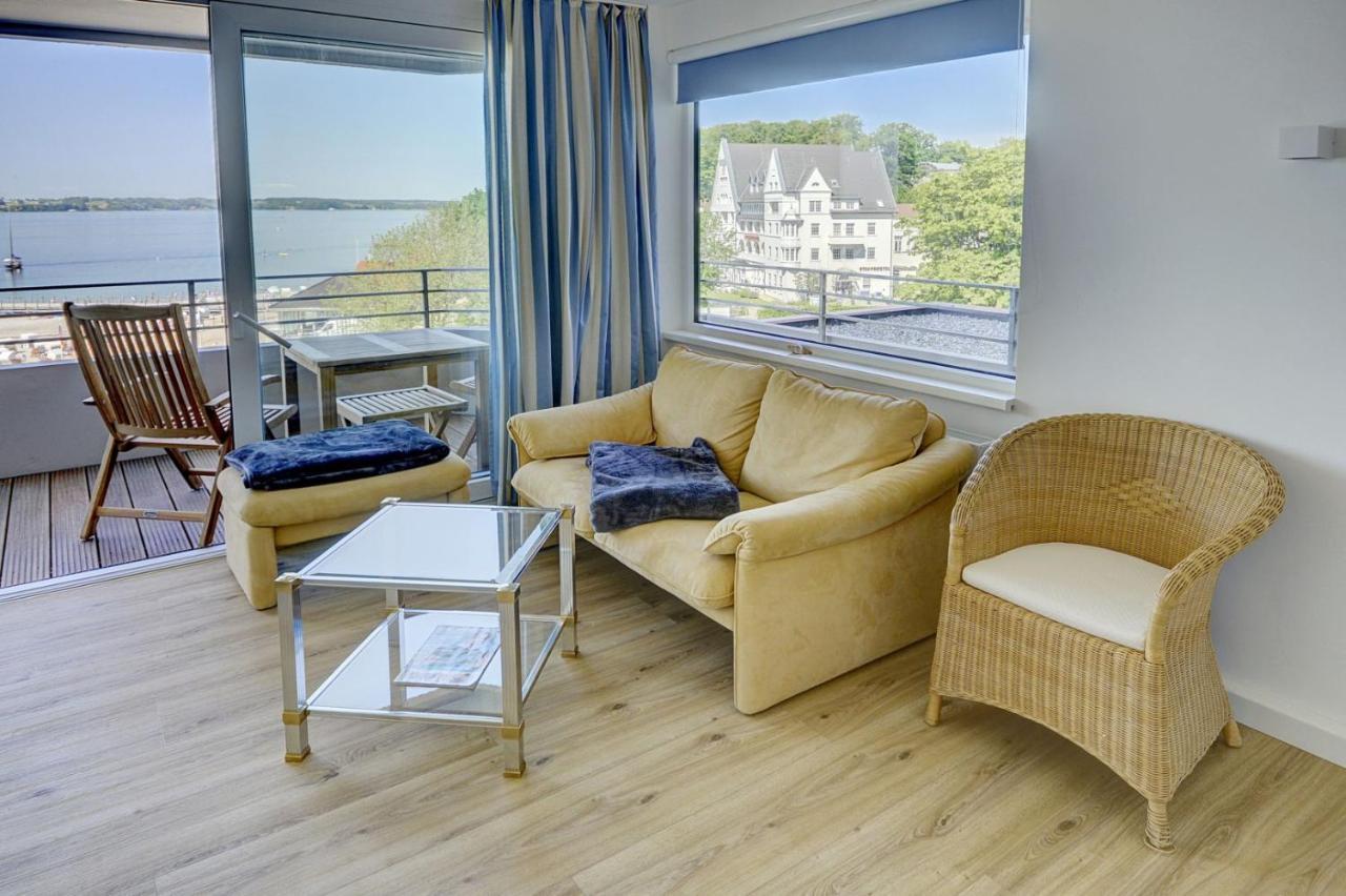 Fewo1846 Intermar - Strandbude - Studioapartment Mit Balkon Und Meerblick Glücksburg Esterno foto